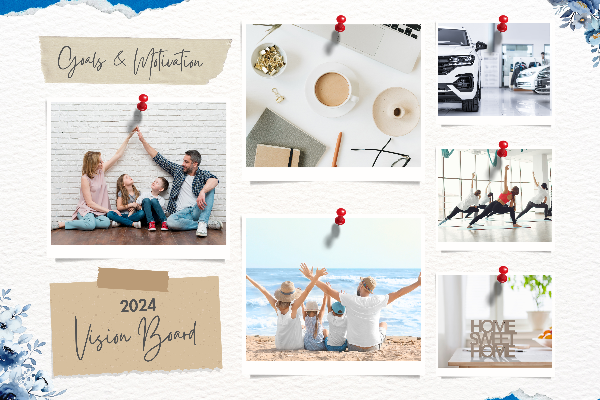 Real Estate Class - New Year, New Goals: 2024 Vision Board Fun